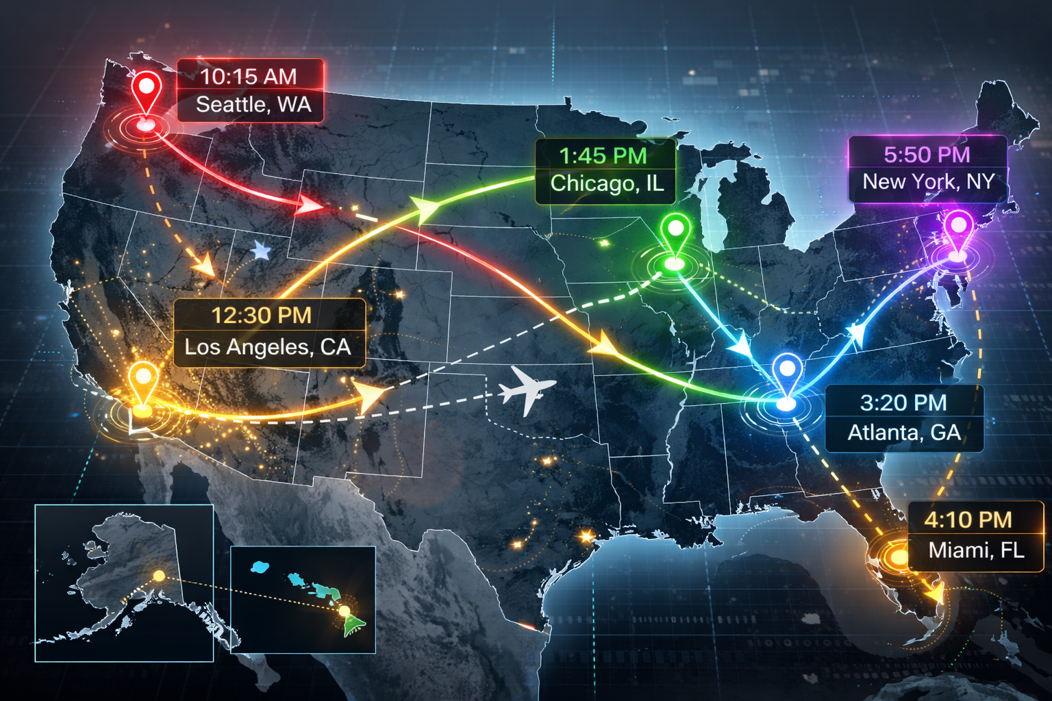 Velocity and Geography Jump
